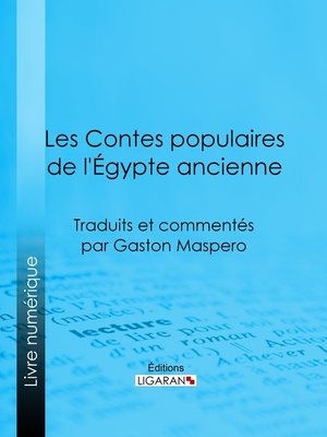 cover image of Les Contes populaires de l'Égypte ancienne